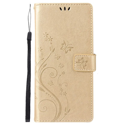 For Samsung Galaxy M55 5G / C55 5G / F55 5G Case Wallet Butterfly Floral PU Leather Phone Cover