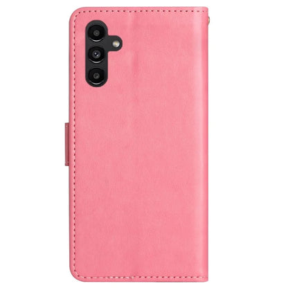 For Samsung Galaxy M55 5G / C55 5G / F55 5G Case Wallet Butterfly Floral PU Leather Phone Cover