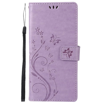 For Samsung Galaxy M55 5G / C55 5G / F55 5G Case Wallet Butterfly Floral PU Leather Phone Cover