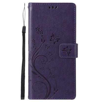 For Samsung Galaxy M55 5G / C55 5G / F55 5G Case Wallet Butterfly Floral PU Leather Phone Cover