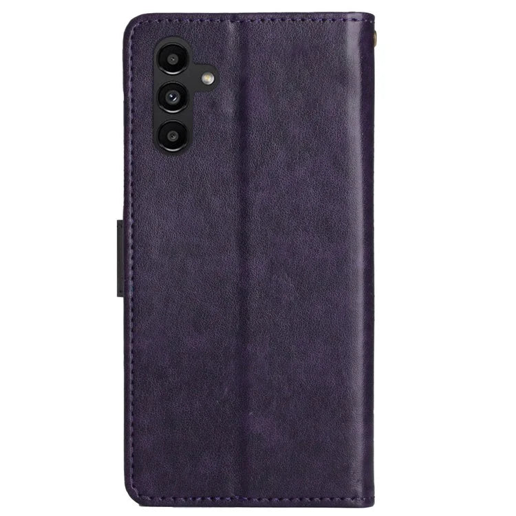 For Samsung Galaxy M55 5G / C55 5G / F55 5G Case Wallet Butterfly Floral PU Leather Phone Cover