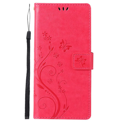For Samsung Galaxy M55 5G / C55 5G / F55 5G Case Wallet Butterfly Floral PU Leather Phone Cover