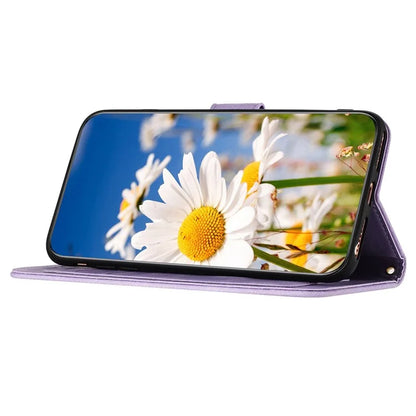 For Sony Xperia 10 VI Case Card Holder PU Leather Phone Cover Pattern Printed