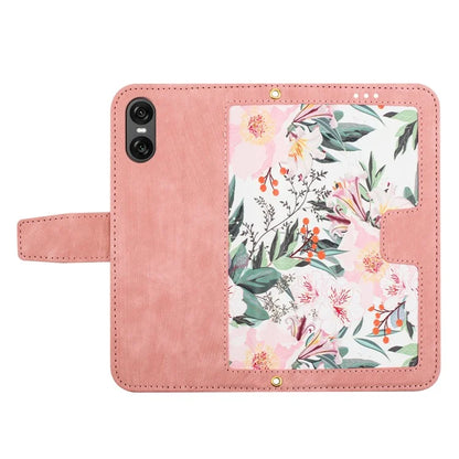 For Sony Xperia 10 VI Case Card Holder PU Leather Phone Cover Pattern Printed