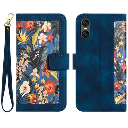 For Sony Xperia 10 VI Case Card Holder PU Leather Phone Cover Pattern Printed