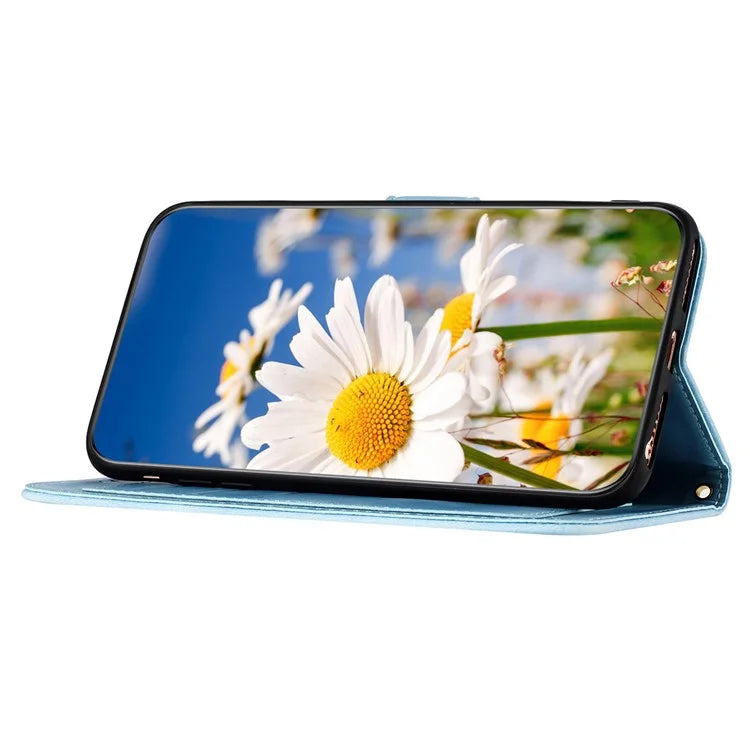 For iPhone 16 Pro Max Case Card Holder Pattern Printed PU Leather Phone Cover