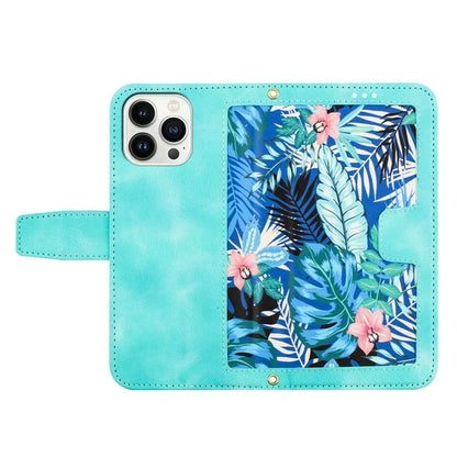 For iPhone 16 Pro Max Case Card Holder Pattern Printed PU Leather Phone Cover