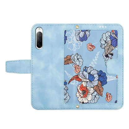 For Sony Xperia 10 V Case Pattern Print Leather Phone Cover with Hand Strap