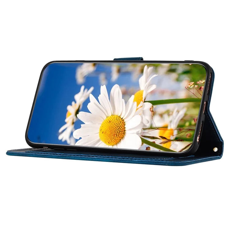 For Sony Xperia 10 V Case Pattern Print Leather Phone Cover with Hand Strap
