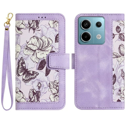 For Xiaomi Redmi Note 13 5G Case Pattern Printing Leather Phone Cover