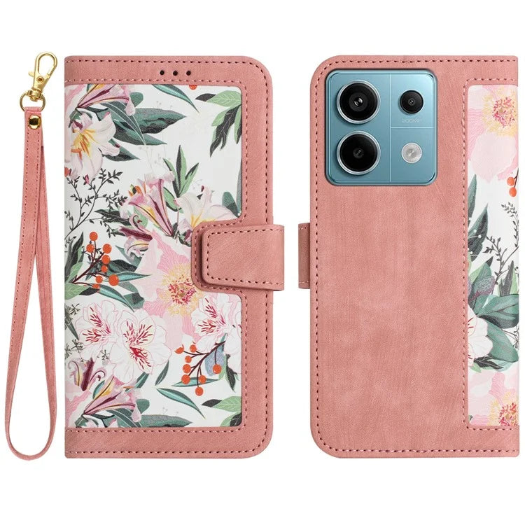For Xiaomi Redmi Note 13 5G Case Pattern Printing Leather Phone Cover