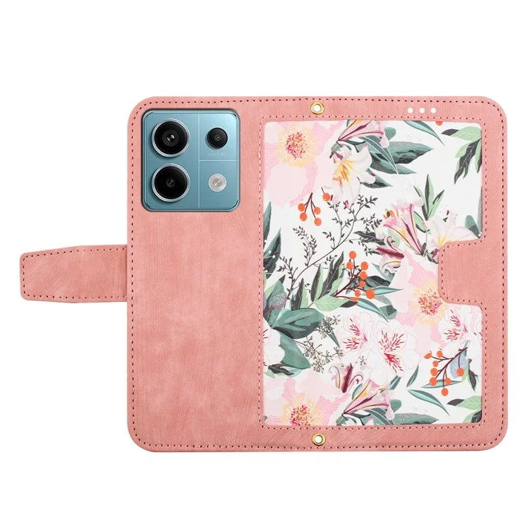 For Xiaomi Redmi Note 13 5G Case Pattern Printing Leather Phone Cover