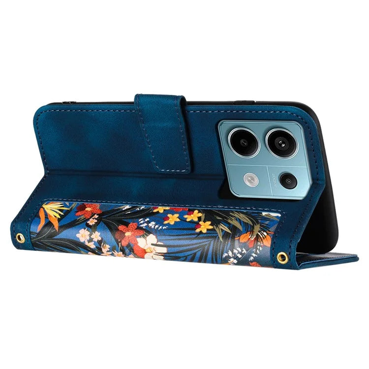 For Xiaomi Redmi Note 13 5G Case Pattern Printing Leather Phone Cover