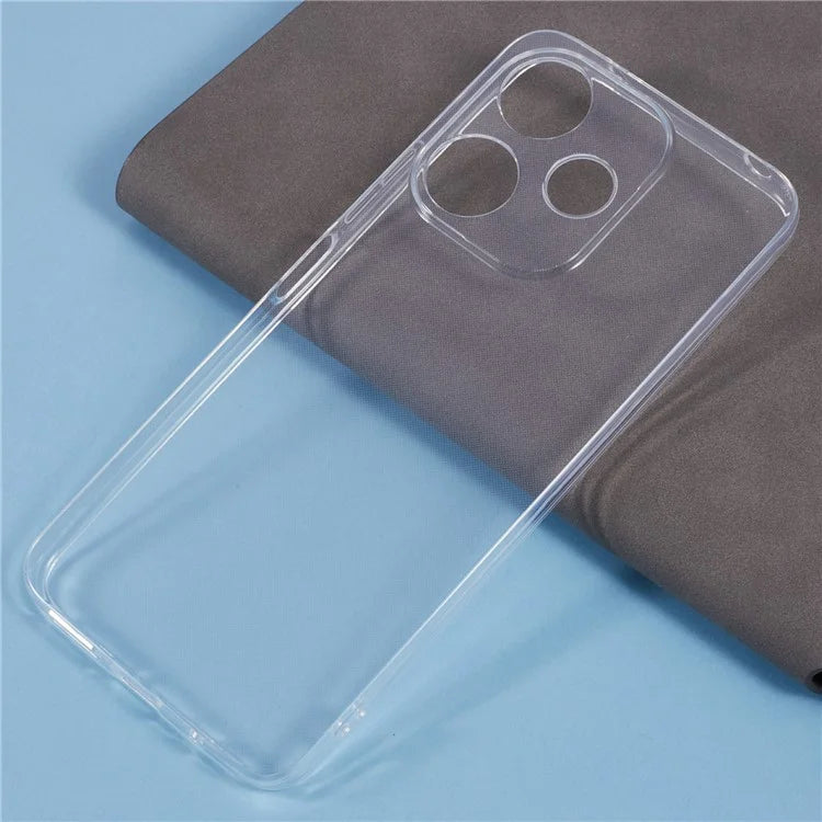 For Xiaomi Redmi 13 4G Clear Case Watermark-Free TPU Phone Cover