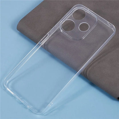 For Xiaomi Redmi 13 4G Clear Case Watermark-Free TPU Phone Cover