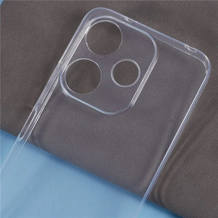 For Xiaomi Redmi 13 4G Clear Case Watermark-Free TPU Phone Cover