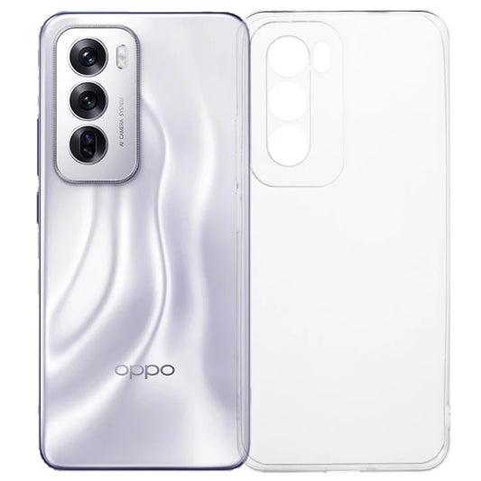 For Oppo Reno12 5G (Global) Case Clear TPU Phone Cover Watermark-Free