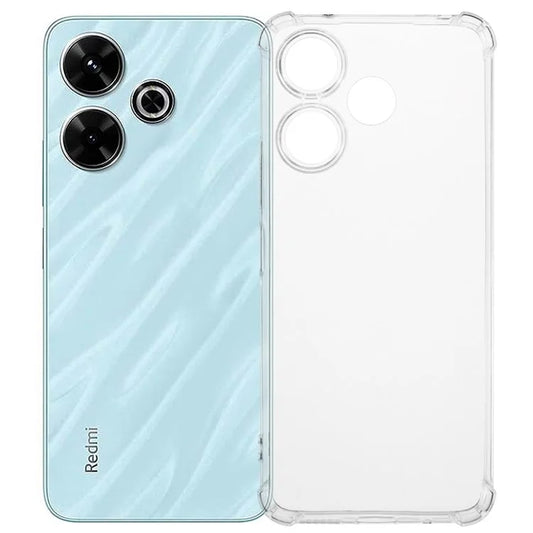 For Xiaomi Redmi 13 4G Clear Case Protective Four Corner Reinforced Soft TPU Phone Cover