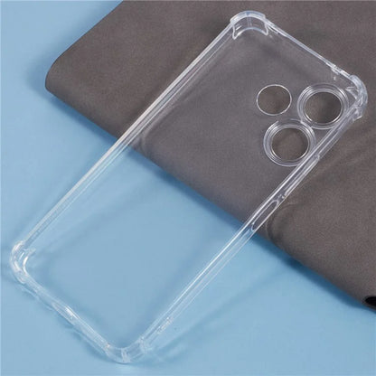 For Xiaomi Redmi 13 4G Clear Case Protective Four Corner Reinforced Soft TPU Phone Cover