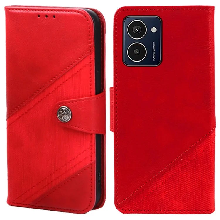 For HMD Pulse Pro Case Texture Splicing Leather Full Protection Phone Cover