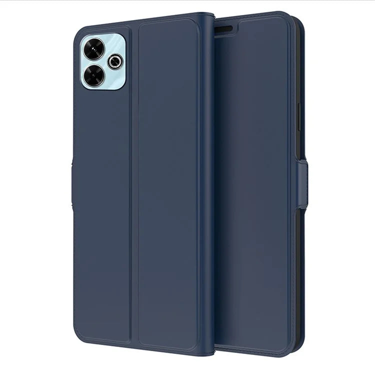For Xiaomi Redmi 13 4G / Note 13R 5G / Poco M6 4G Case PU Leather Phone Cover with Card Holder