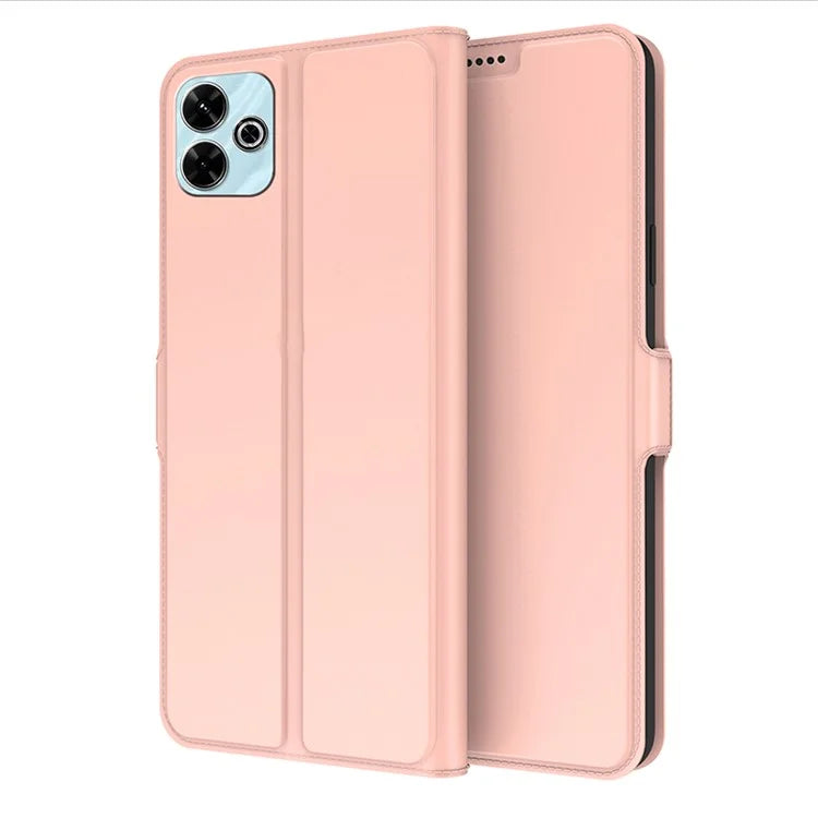 For Xiaomi Redmi 13 4G / Note 13R 5G / Poco M6 4G Case PU Leather Phone Cover with Card Holder