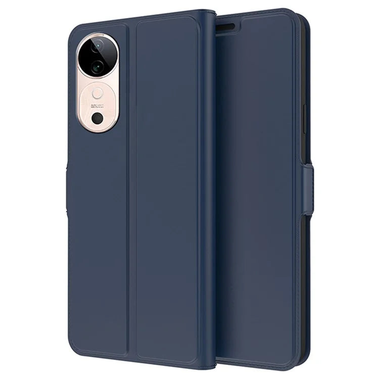 For vivo S19 5G Case with TPU Shockproof Shell Leather Phone Cover