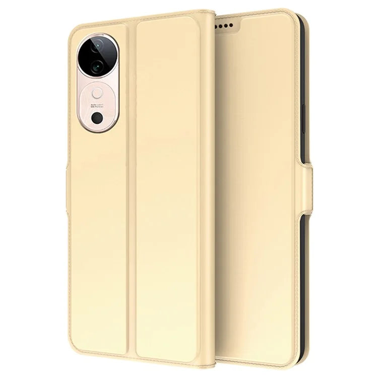 For vivo S19 5G Case with TPU Shockproof Shell Leather Phone Cover