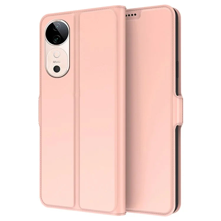 For vivo S19 5G Case with TPU Shockproof Shell Leather Phone Cover