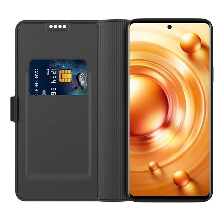 For vivo S19 5G Case with TPU Shockproof Shell Leather Phone Cover