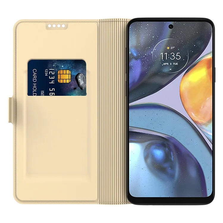 For Motorola Edge 50 Fusion 5G Case Folio Stand View Leather Phone Cover