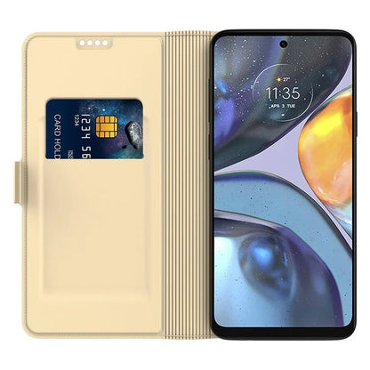 For Motorola Edge 50 Fusion 5G Case Folio Stand View Leather Phone Cover