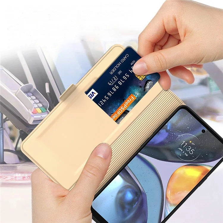 For Motorola Edge 50 Fusion 5G Case Folio Stand View Leather Phone Cover
