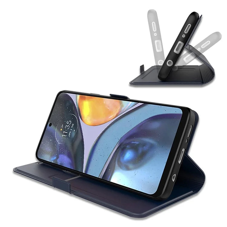 For Motorola Edge 50 Fusion 5G Case Folio Stand View Leather Phone Cover