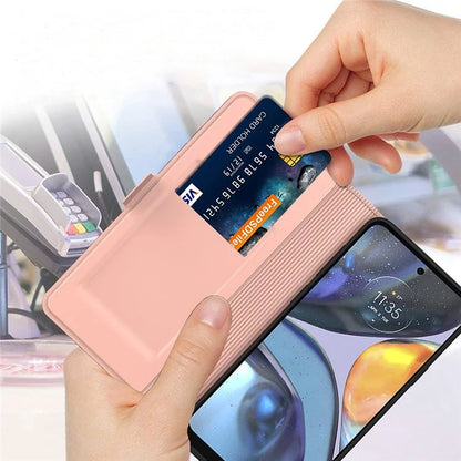 For Motorola Edge 50 Fusion 5G Case Folio Stand View Leather Phone Cover