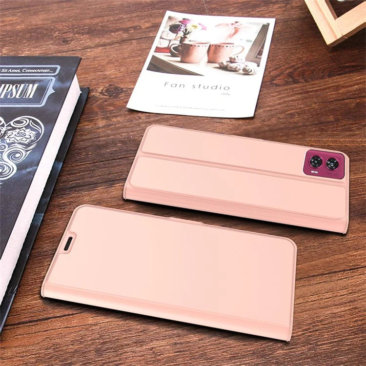 For Motorola Edge 50 Fusion 5G Case Folio Stand View Leather Phone Cover