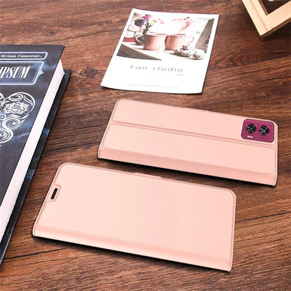 For Motorola Edge 50 Fusion 5G Case Folio Stand View Leather Phone Cover