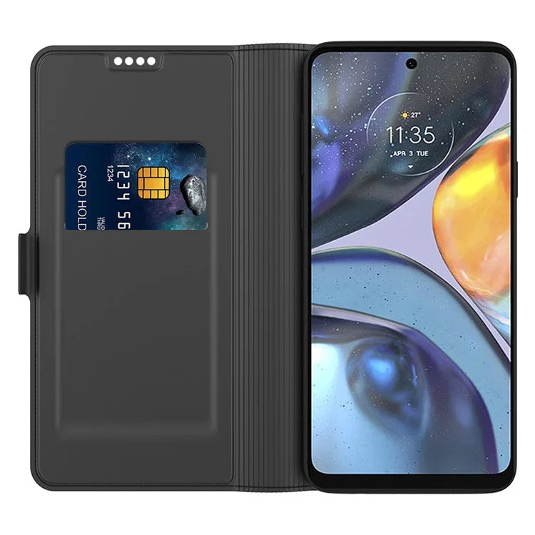 For Motorola Edge 50 Fusion 5G Case Folio Stand View Leather Phone Cover