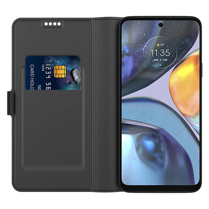 For Motorola Edge 50 Fusion 5G Case Folio Stand View Leather Phone Cover