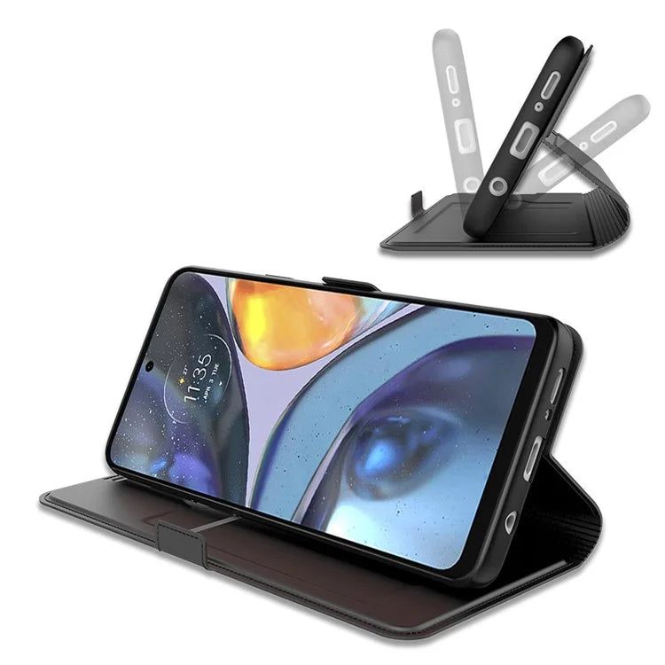 For Motorola Edge 50 Fusion 5G Case Folio Stand View Leather Phone Cover