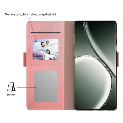 For vivo S19 5G Case Mirror Design TPU + PU Leather Protective Flip Cover