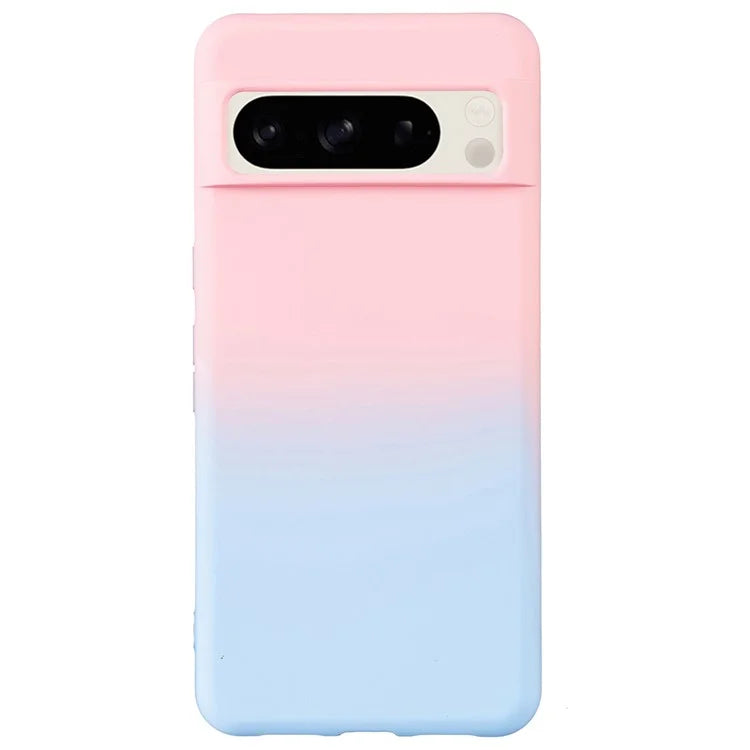 For Google Pixel 8 Pro Case TPU Shockproof Phone Cover Aesthetic Gradient Color