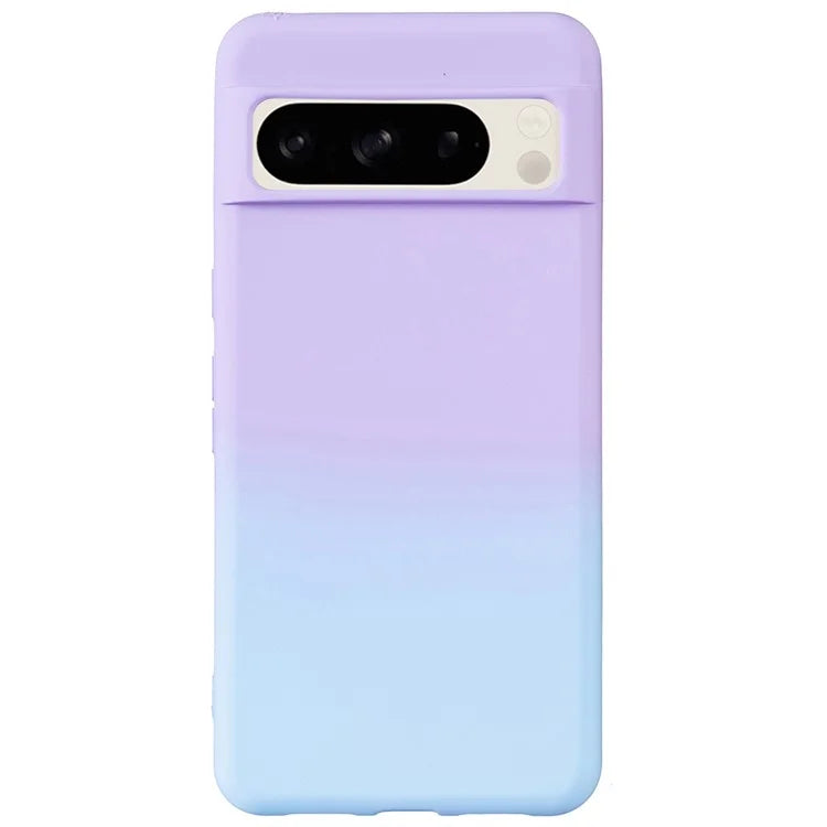 For Google Pixel 8 Pro Case TPU Shockproof Phone Cover Aesthetic Gradient Color