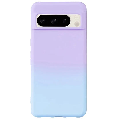 For Google Pixel 8 Pro Case TPU Shockproof Phone Cover Aesthetic Gradient Color