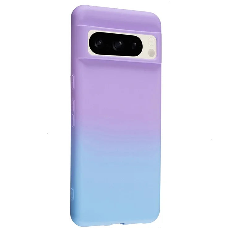 For Google Pixel 8 Pro Case TPU Shockproof Phone Cover Aesthetic Gradient Color
