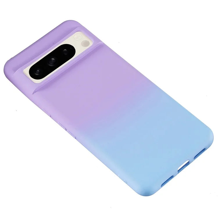 For Google Pixel 8 Pro Case TPU Shockproof Phone Cover Aesthetic Gradient Color