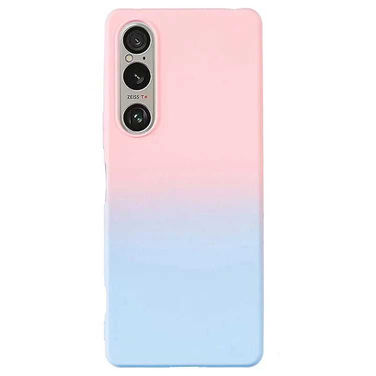 For Sony Xperia 1 VI TPU Case Cute Gradient Color Phone Cover
