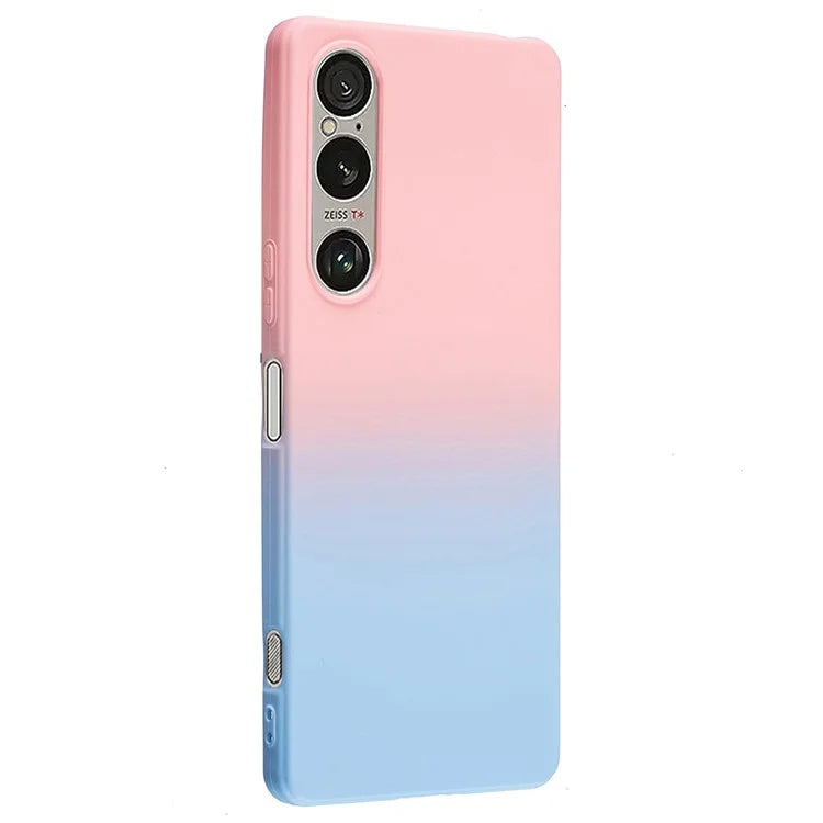 For Sony Xperia 1 VI TPU Case Cute Gradient Color Phone Cover