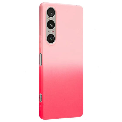 For Sony Xperia 1 VI TPU Case Cute Gradient Color Phone Cover