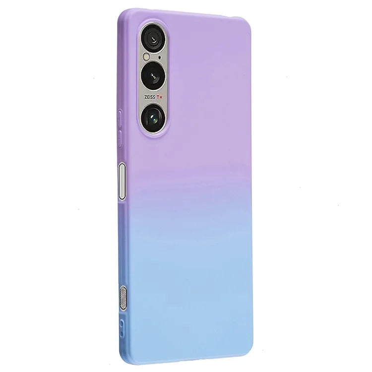 For Sony Xperia 1 VI TPU Case Cute Gradient Color Phone Cover